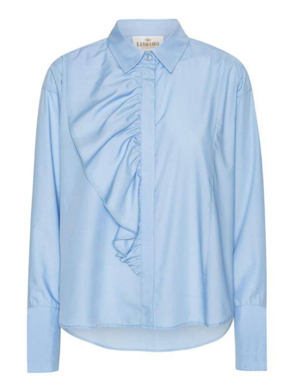 Karmamia Drew Shirt in Sky Blue Cotton Size S - NWT